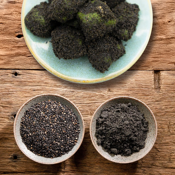 [꽃마Fresh] 모시로만 흑임자 찹쌀 인절미 1kg