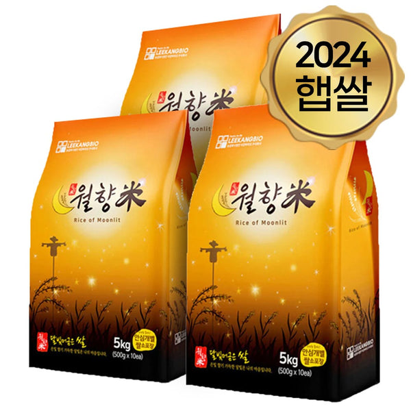 [무료별도배송] </br> 달빛 머금은 쌀 월향미 5kg x 3포 (냉장보관)